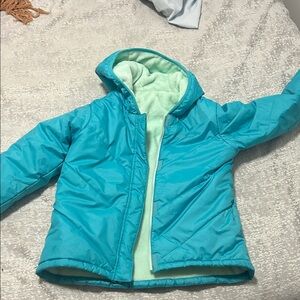 Columbia Kids Aqua Blue Puffer Jacket